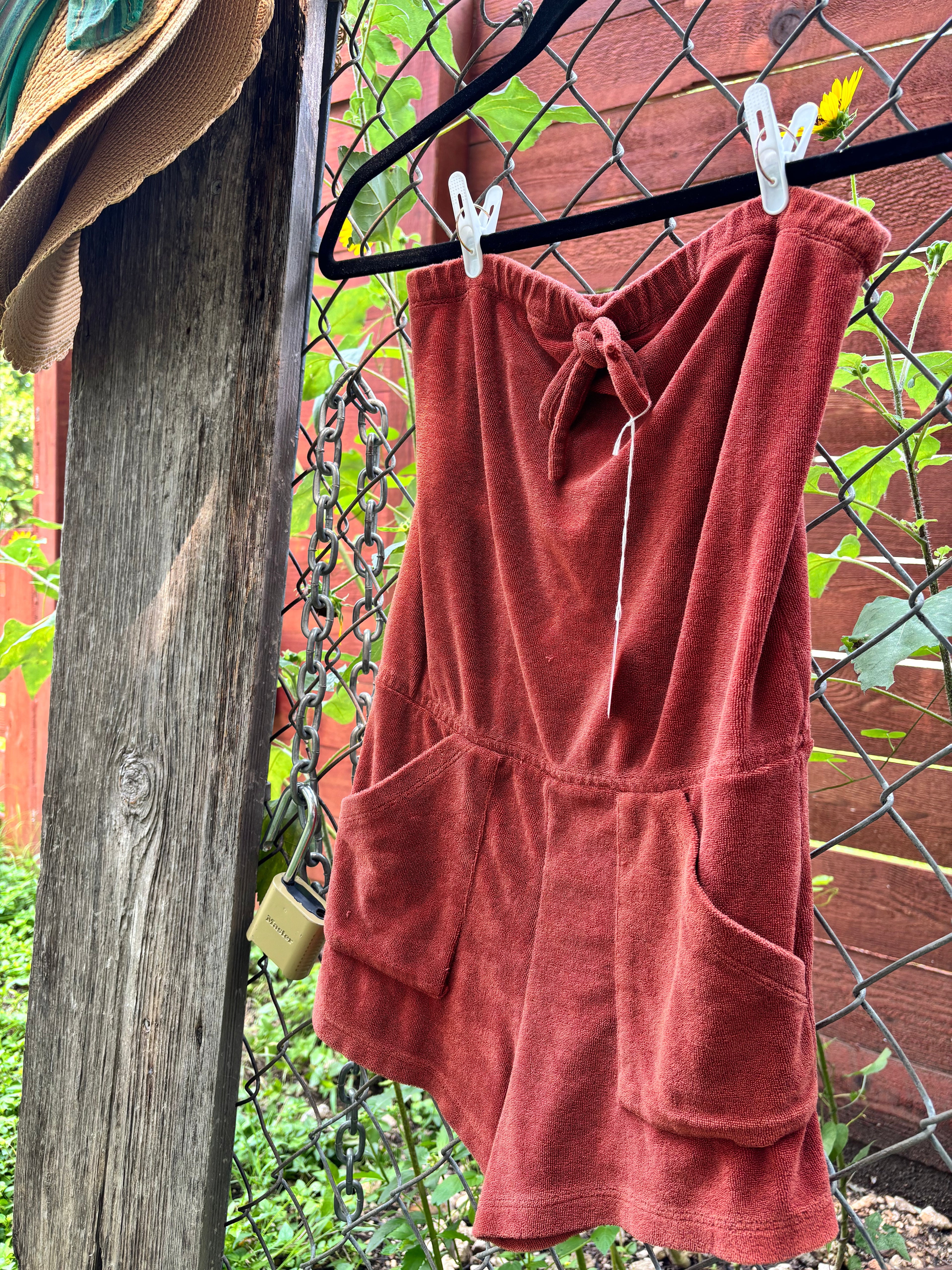 Auburn Terry-cloth Swim Cover-up