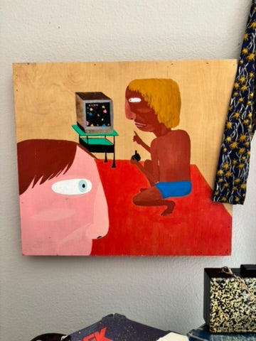 Original art by Lance McMahan “Atari Player”