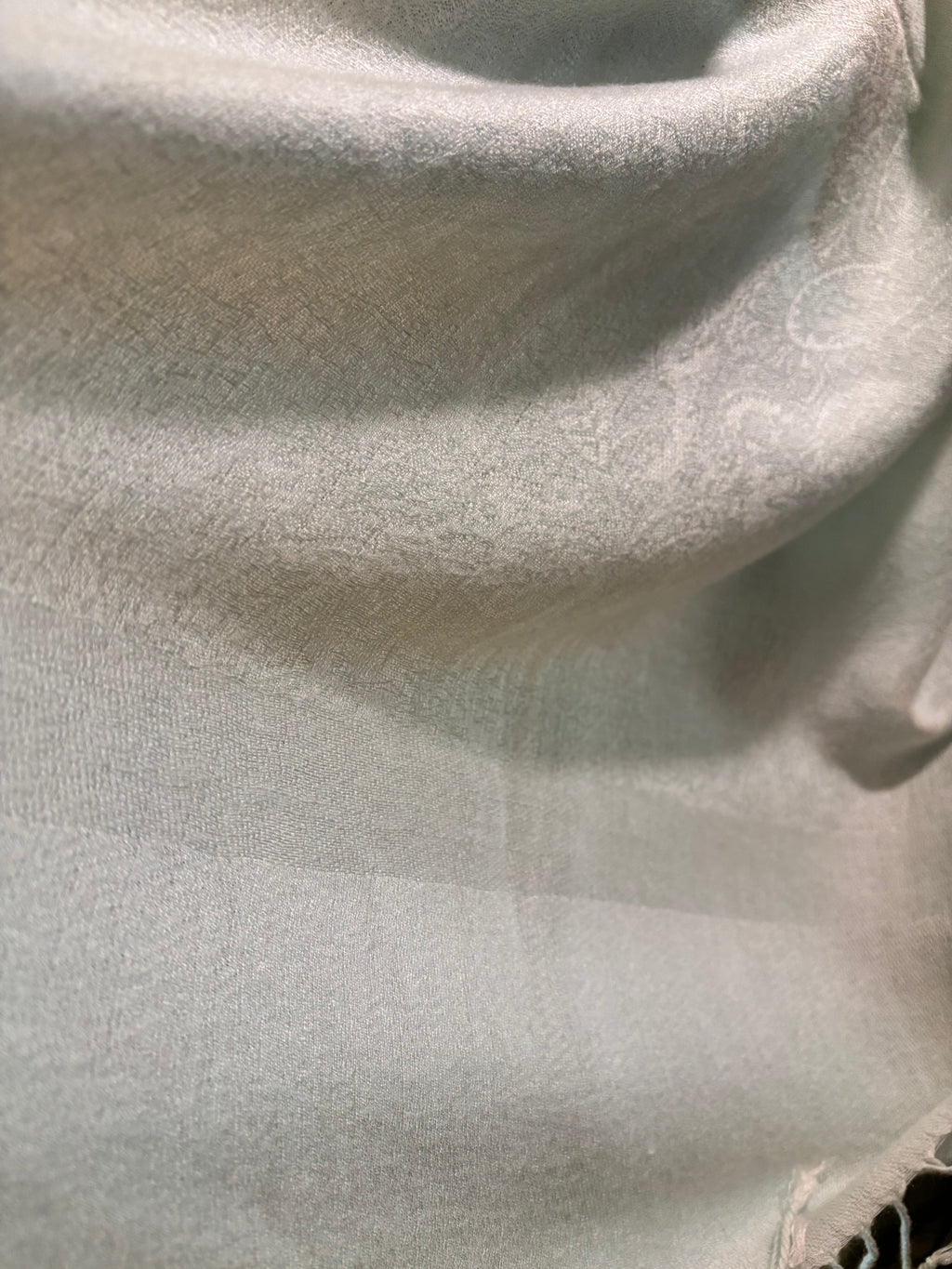 Elegant Vintage Pale Blue Authentic Pashmina