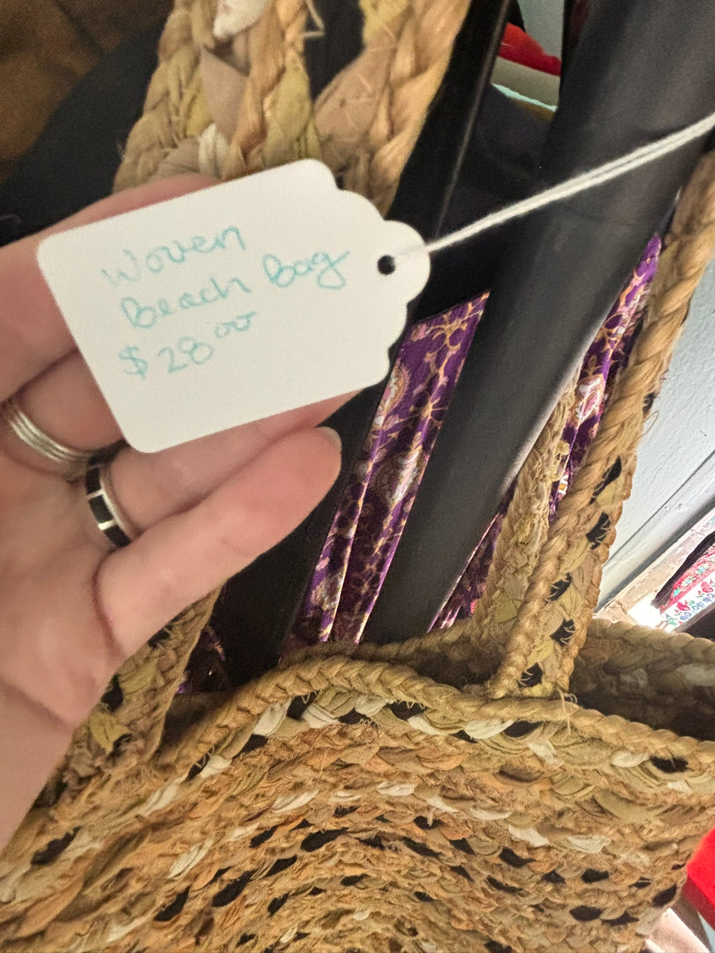 Woven Beach Bag