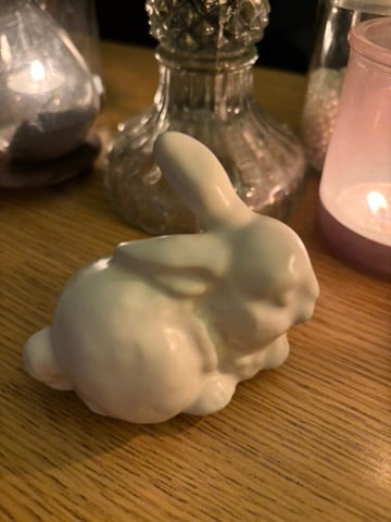 Ceramic White Bunny