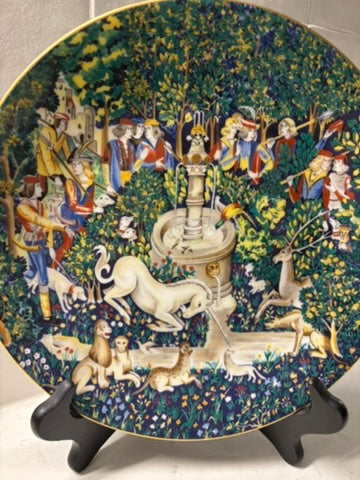 Vintage Collectible Unicorn Plate