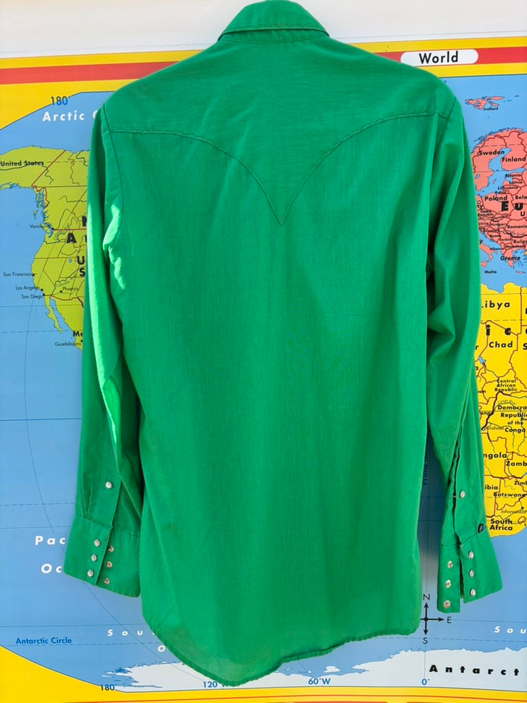 Vintage Green Rockmount Ranchwear Pearl Snap