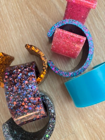 Hand-made Resin Bangles by Donnie