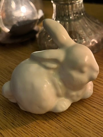 Ceramic White Bunny