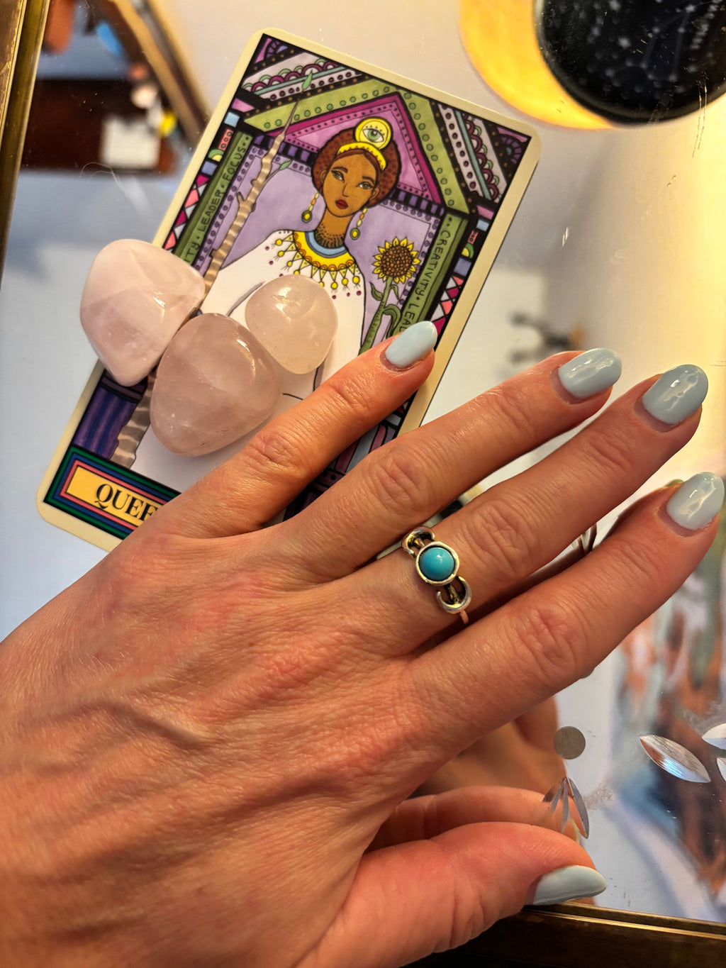 Blue Moon Phase Ring