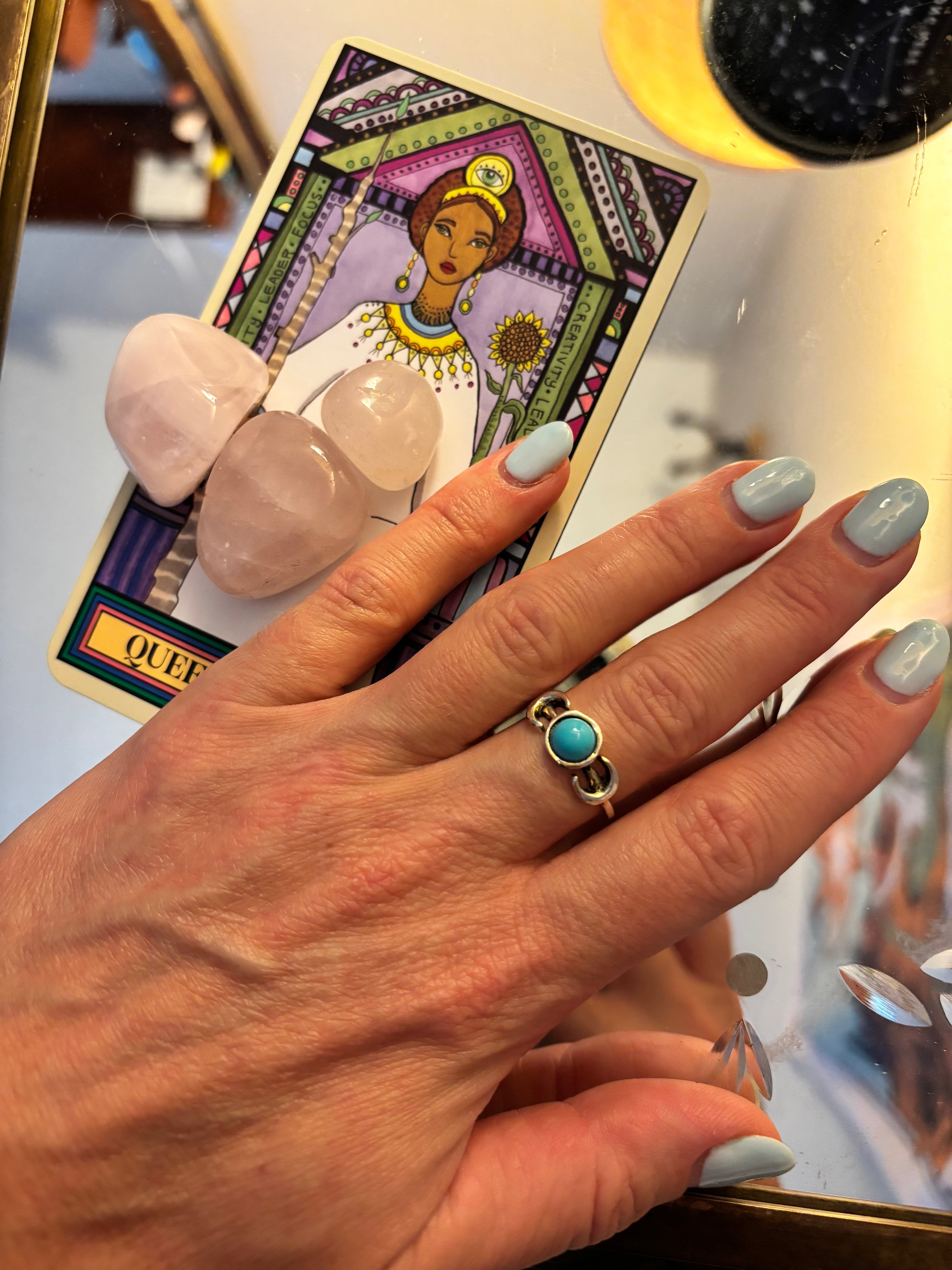 Blue Moon Phase Ring