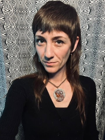 Gorgeous Hand-made Resin Medusa Cameo Pendant