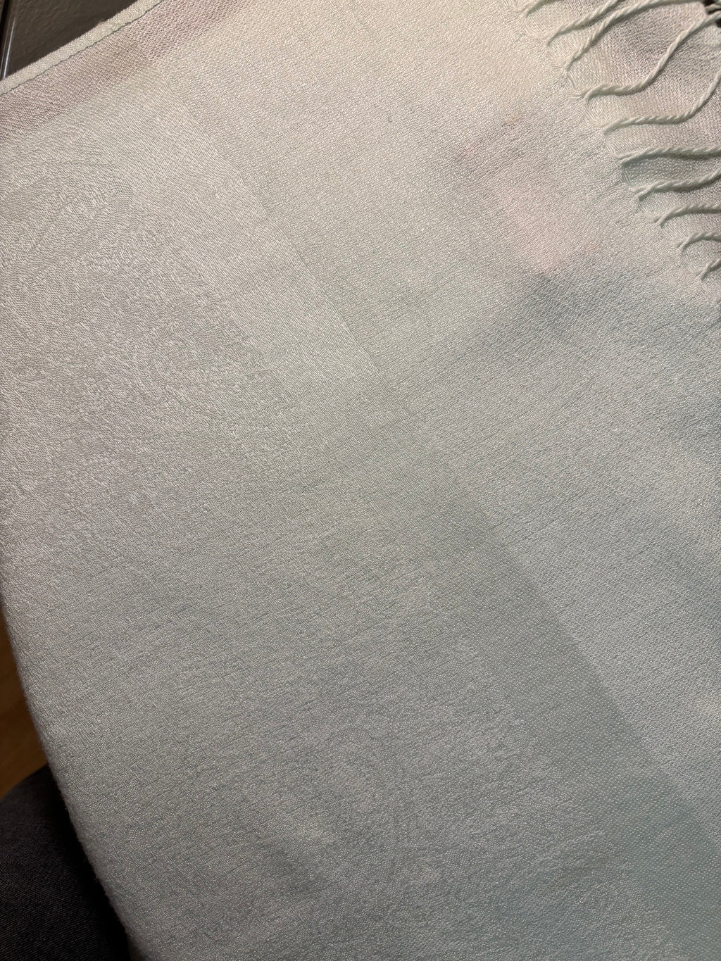 Elegant Vintage Pale Blue Authentic Pashmina