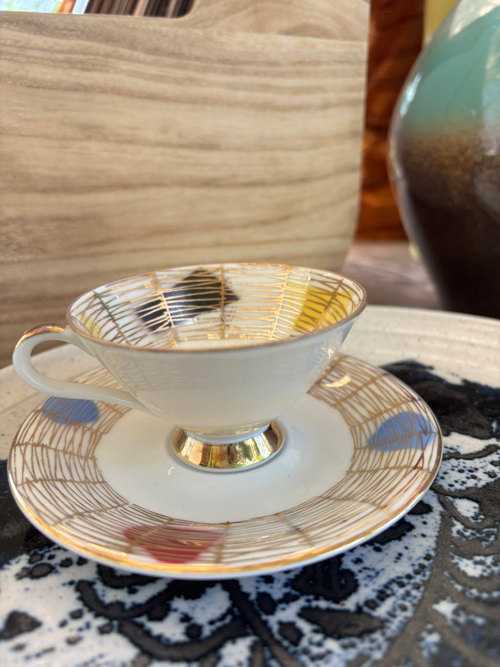 Schirnding Bavaria Porcelain Tea Cup & Saucer