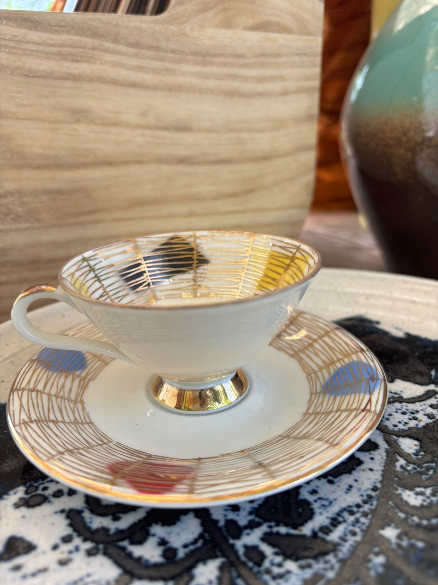 Schirnding Bavaria Porcelain Tea Cup & Saucer