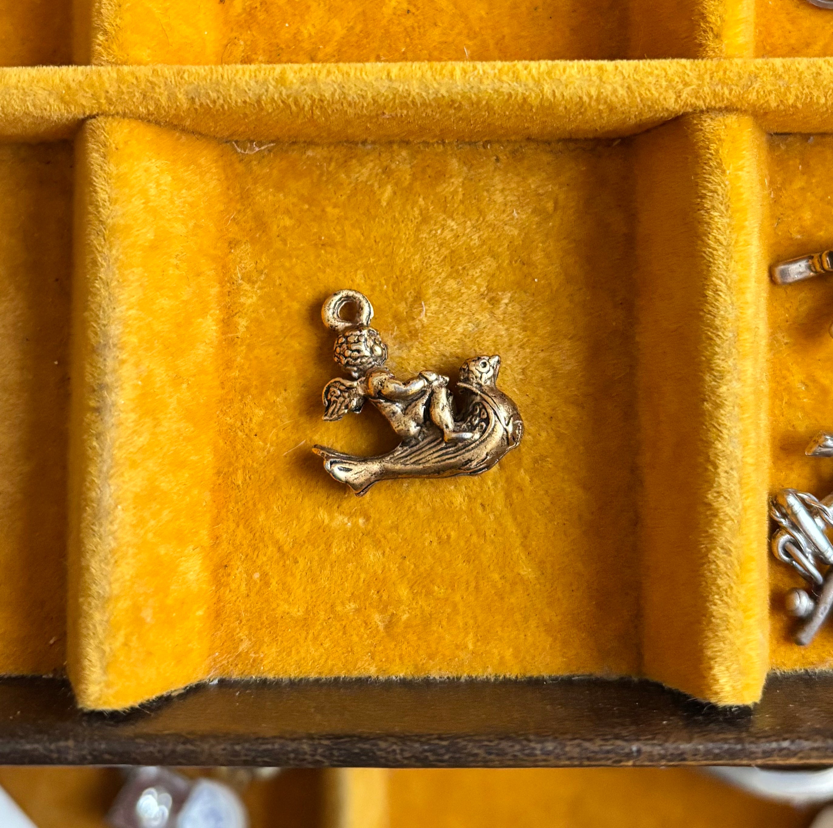 Precious Baby Angel & Dove Pendant