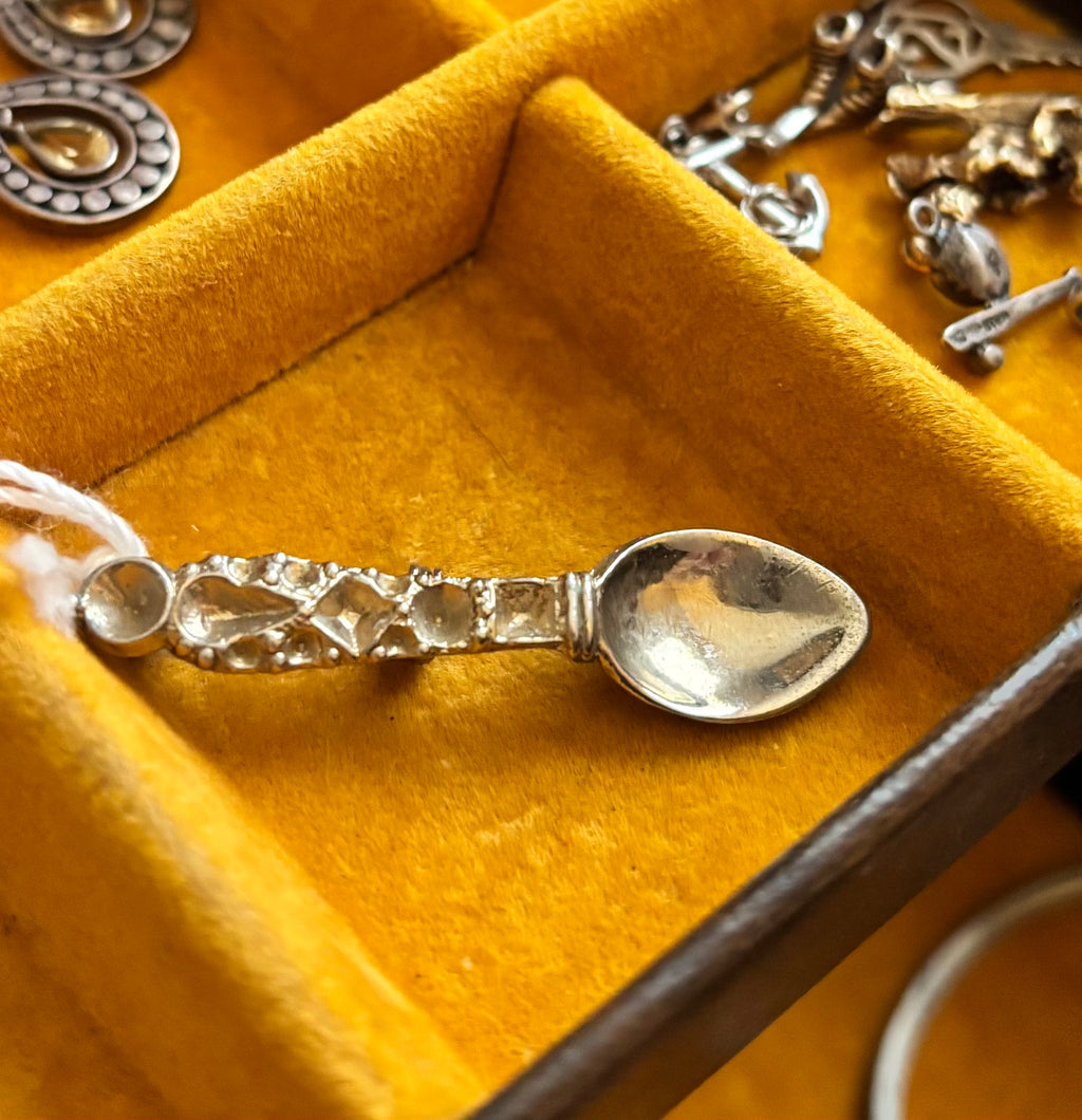 Adorable Mini Spoon Vintage Brooch