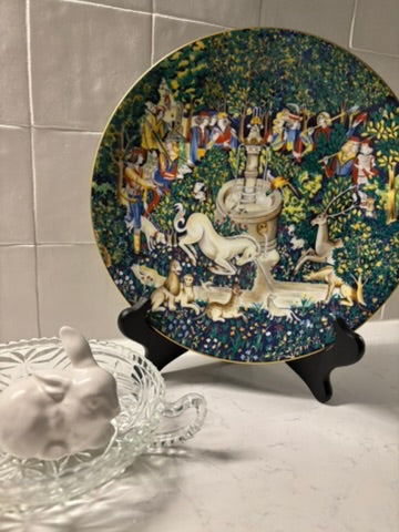Vintage Collectible Unicorn Plate