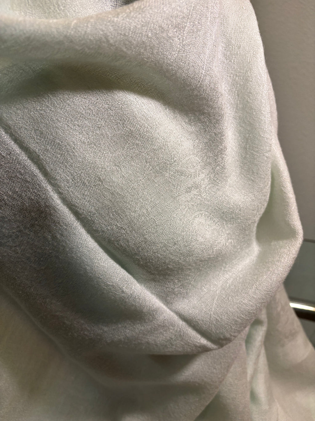 Elegant Vintage Pale Blue Authentic Pashmina