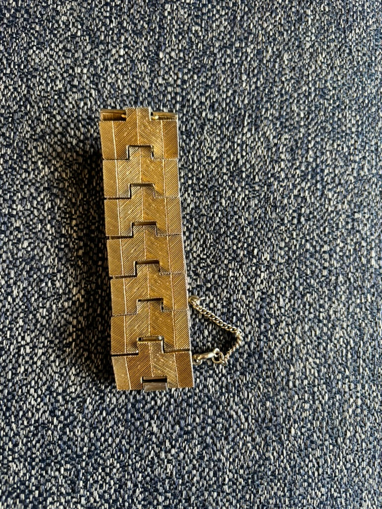 Unique Vintage Gold-toned Bracelet