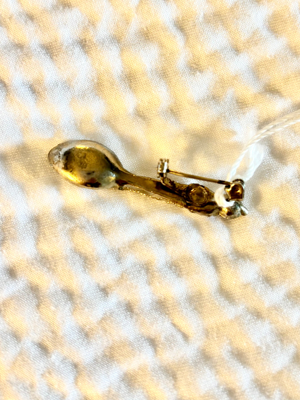Adorable Mini Spoon Vintage Brooch