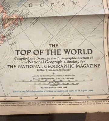 Index of National Geographic Maps 1949