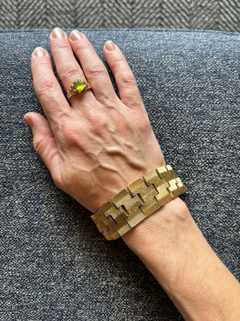 Unique Vintage Gold-toned Bracelet