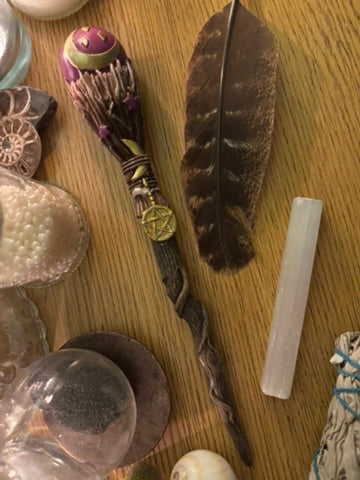 Magic Wand with Moon Detail