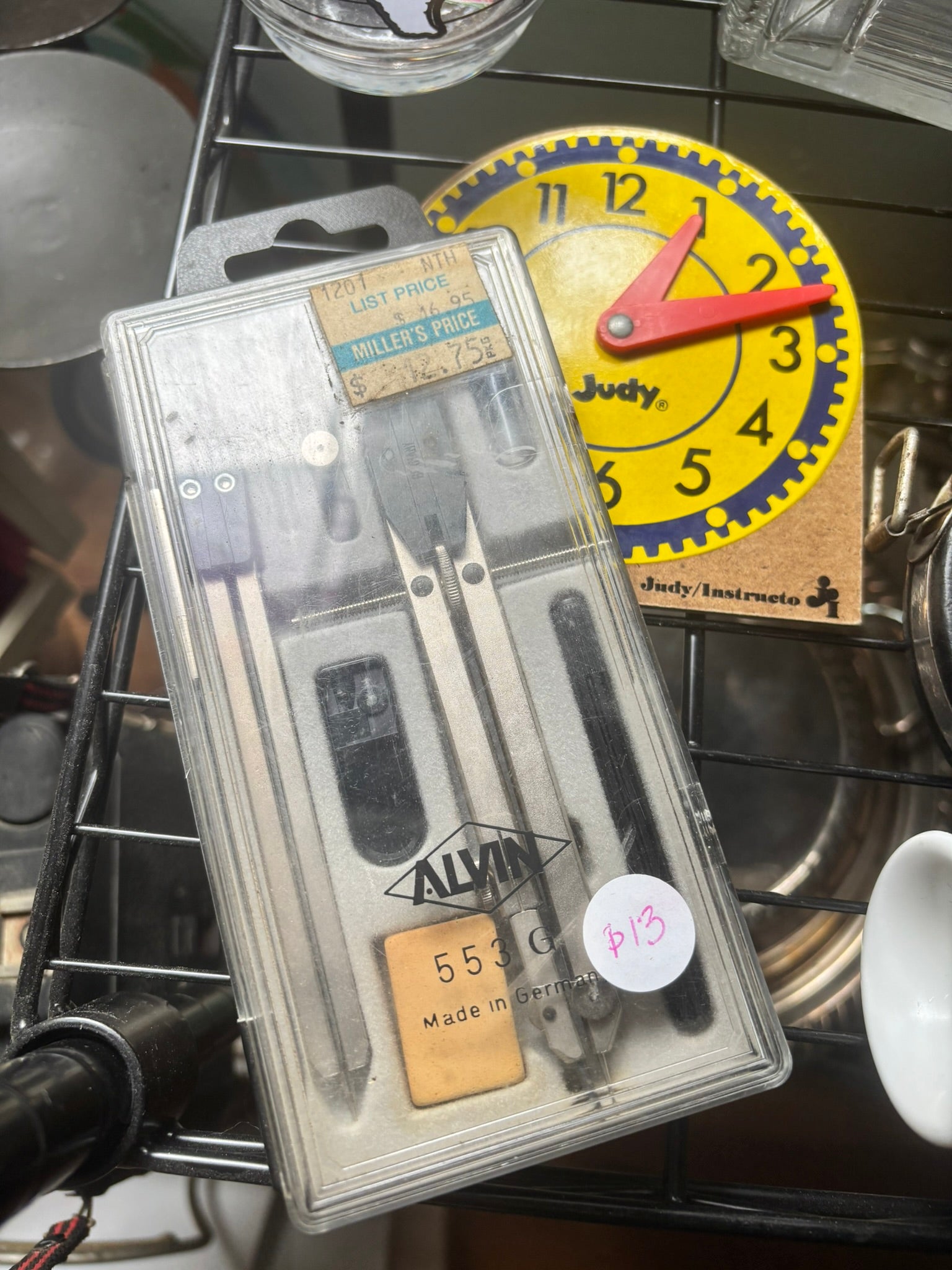 Vintage Alvin 553 G Drafting Compass Set