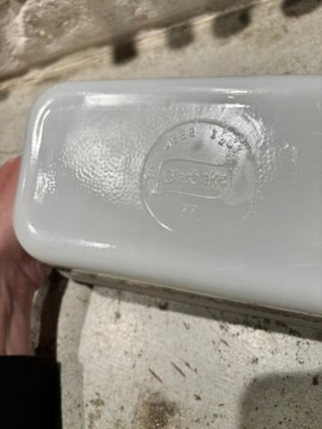 Vintage Glasbake 1 1/2 qt Loaf Pan