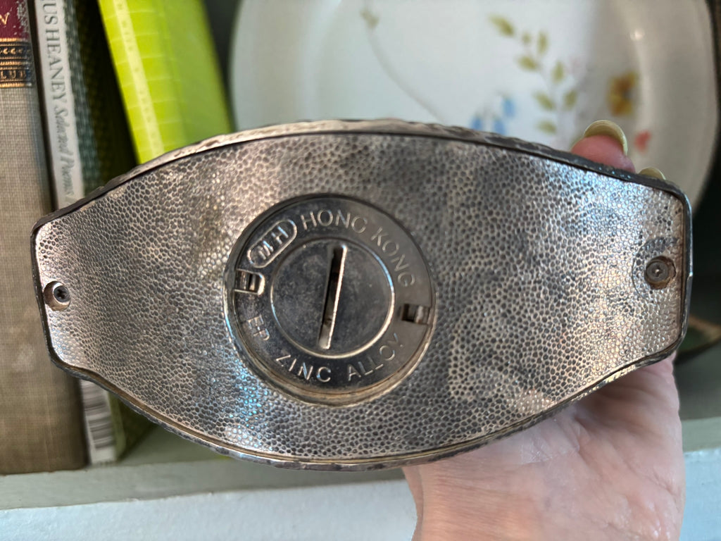 Vintage Silver-plated Rocking Horse Piggy-bank