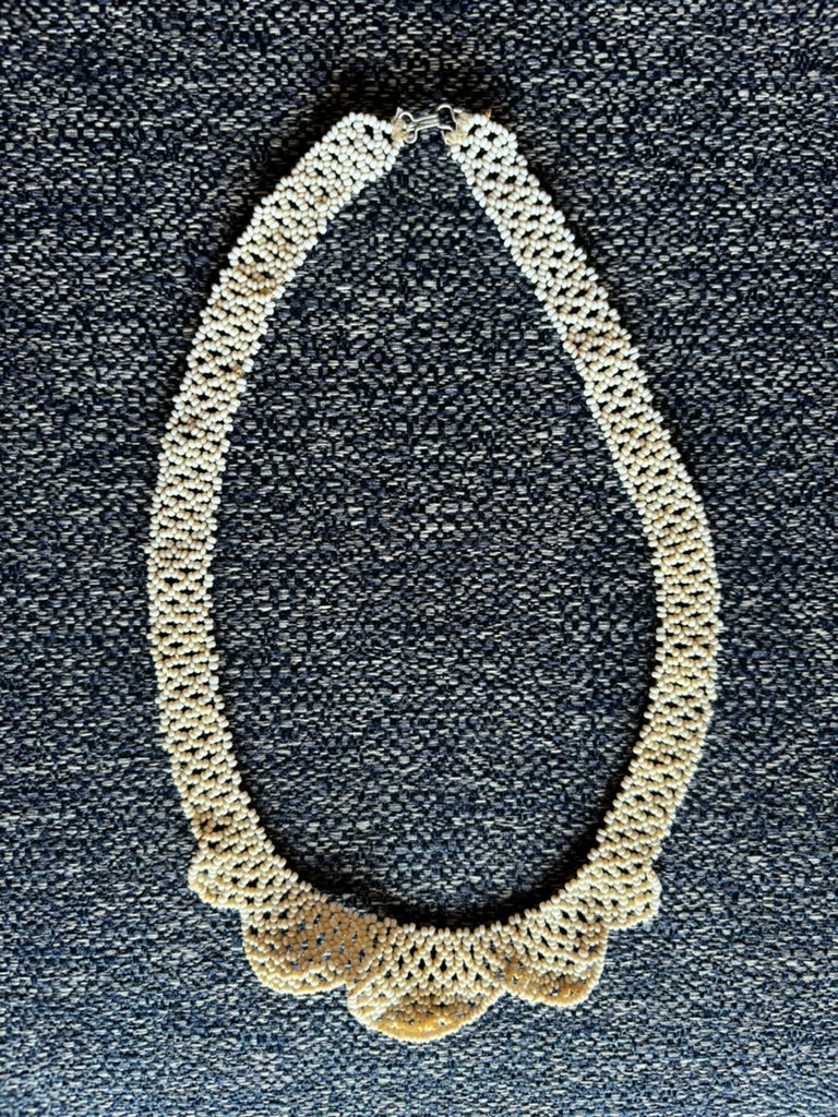 Delicate 1940's/50's Beaded Lace Choker