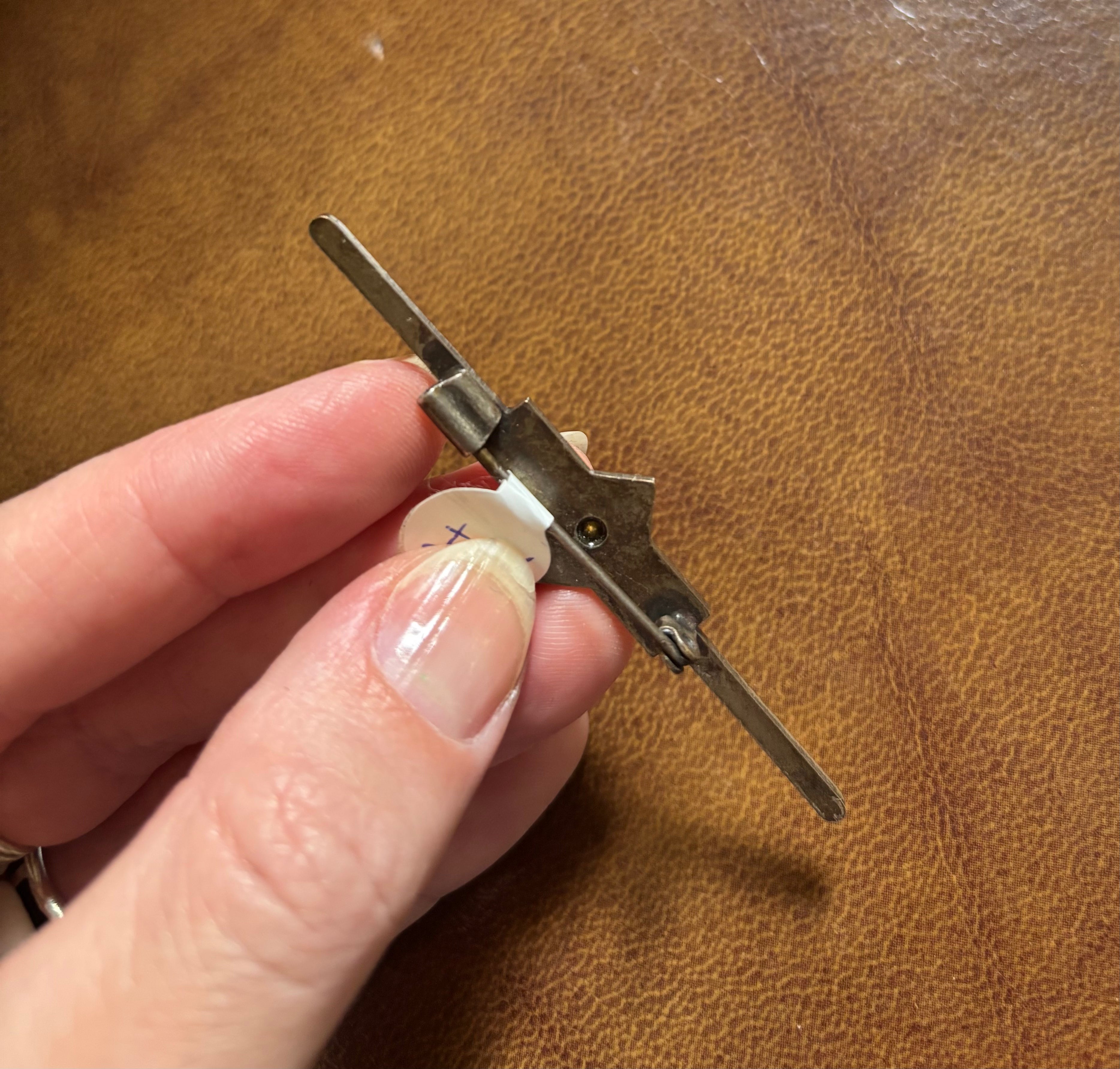 Genuine Art Deco Bar Brooch
