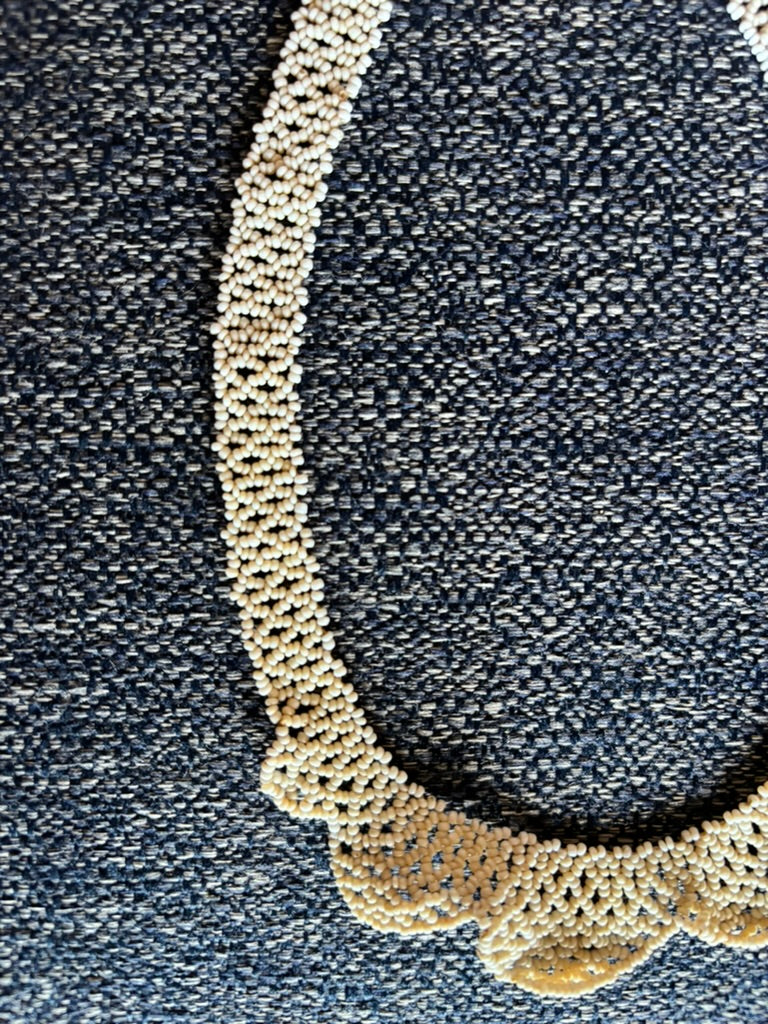 Delicate 1940's/50's Beaded Lace Choker