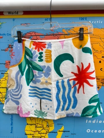 Fun Summery Print Princess Polly Mini Skirt