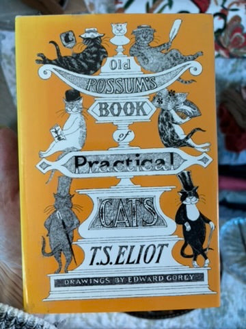 Vintage "Old Possums Book of Practical Cats" T.S. Elliot 1982