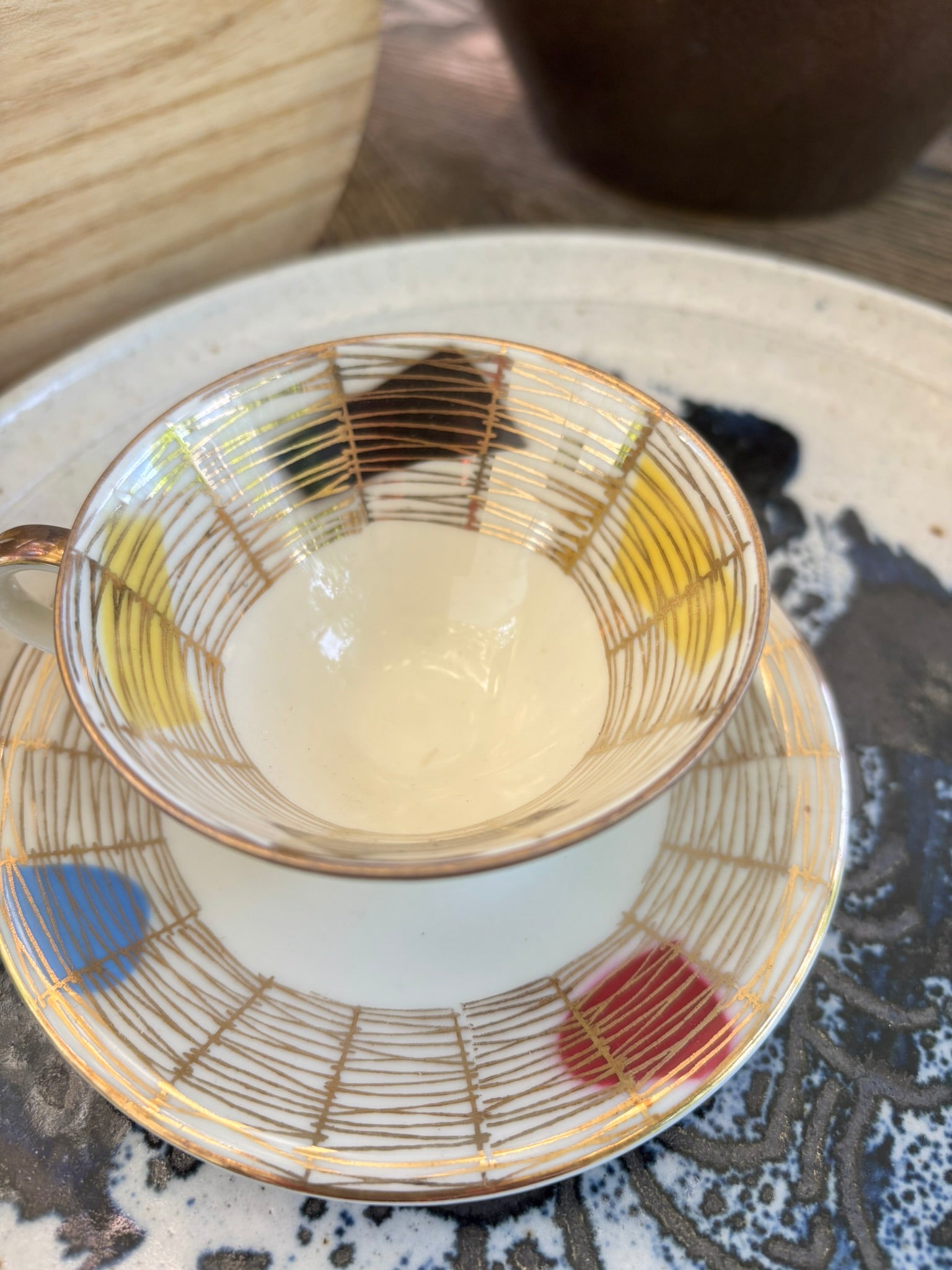 Schirnding Bavaria Porcelain Tea Cup & Saucer
