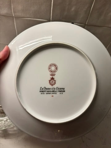 Vintage Collectible Unicorn Plate