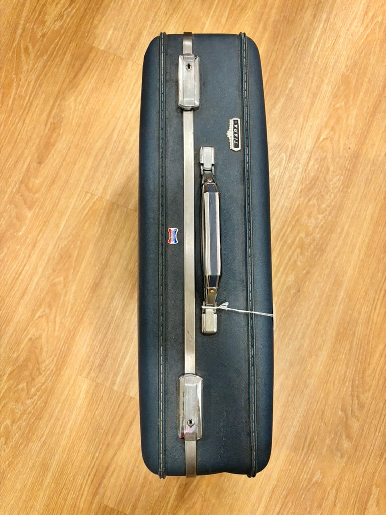 Vintage American Tourister “Tiara” blue suitcase