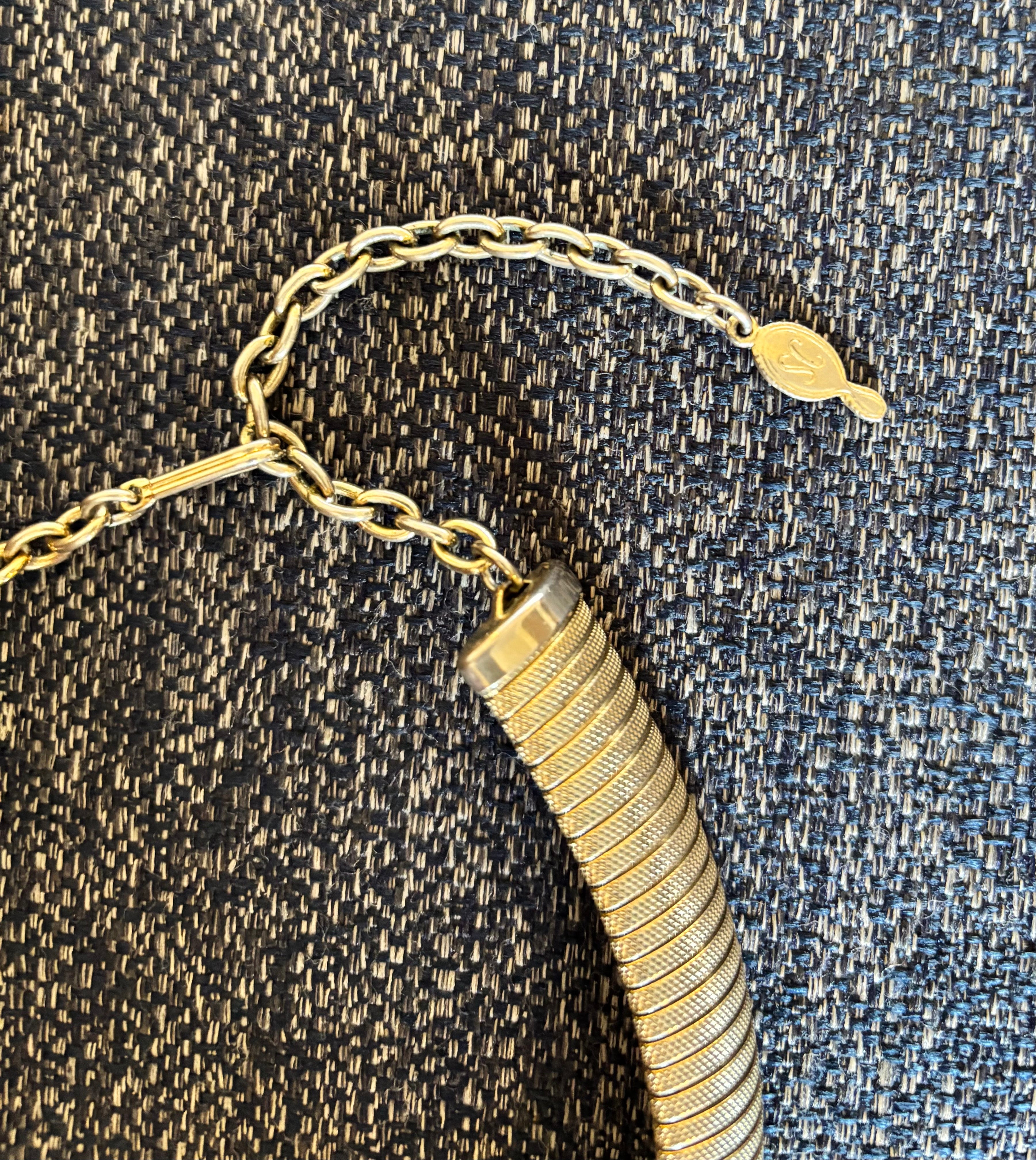 Vintage Sarah Covington Gold-Toned Flex Choker
