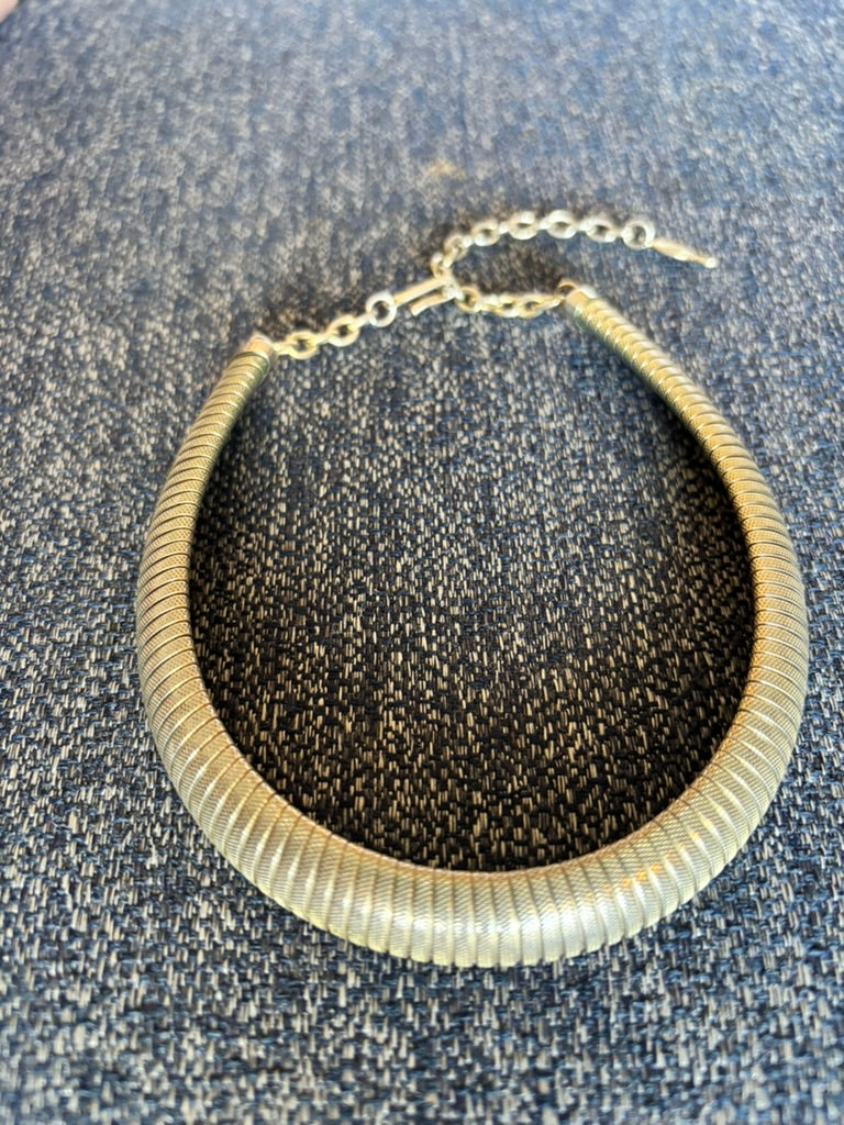 Vintage Sarah Covington Gold-Toned Flex Choker