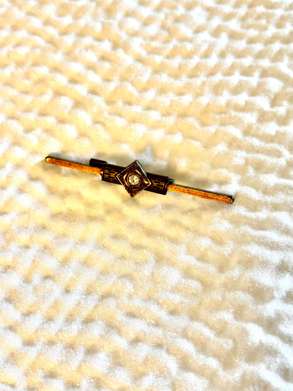 Genuine Art Deco Bar Brooch