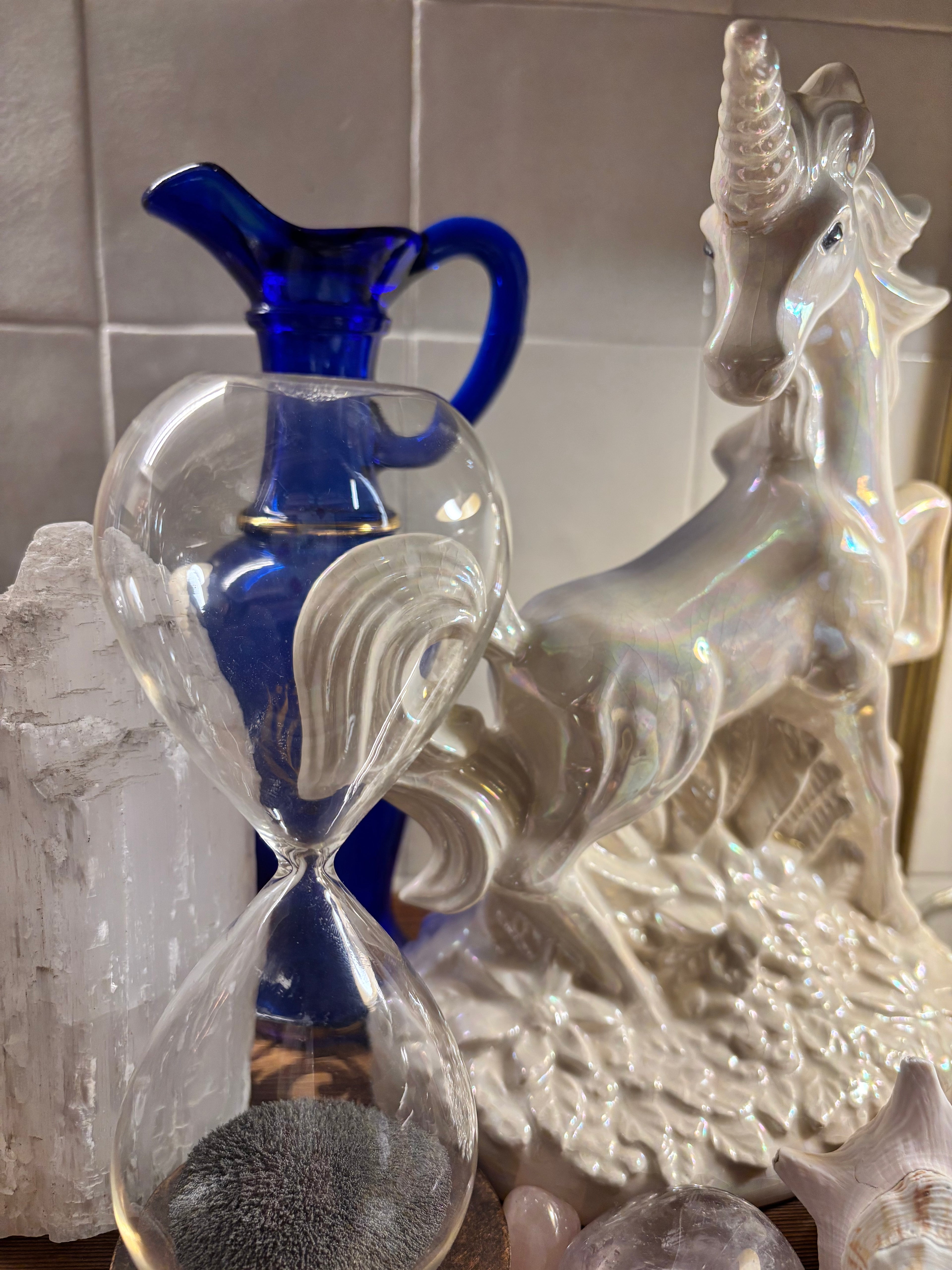 Magical Pearlescent Glazed Vintage Unicorn