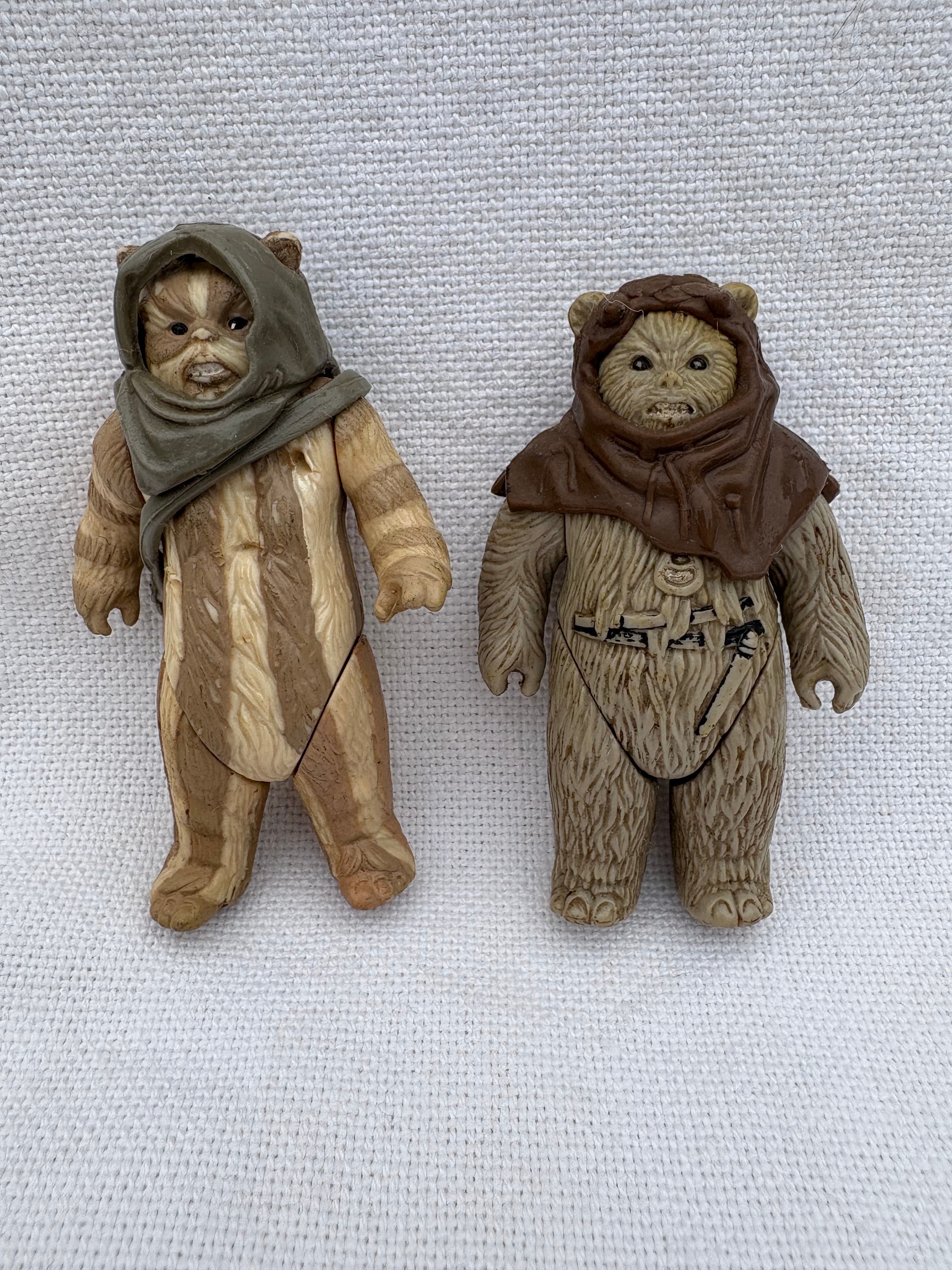 Vintage 1983 Star Wars Ewok Figures