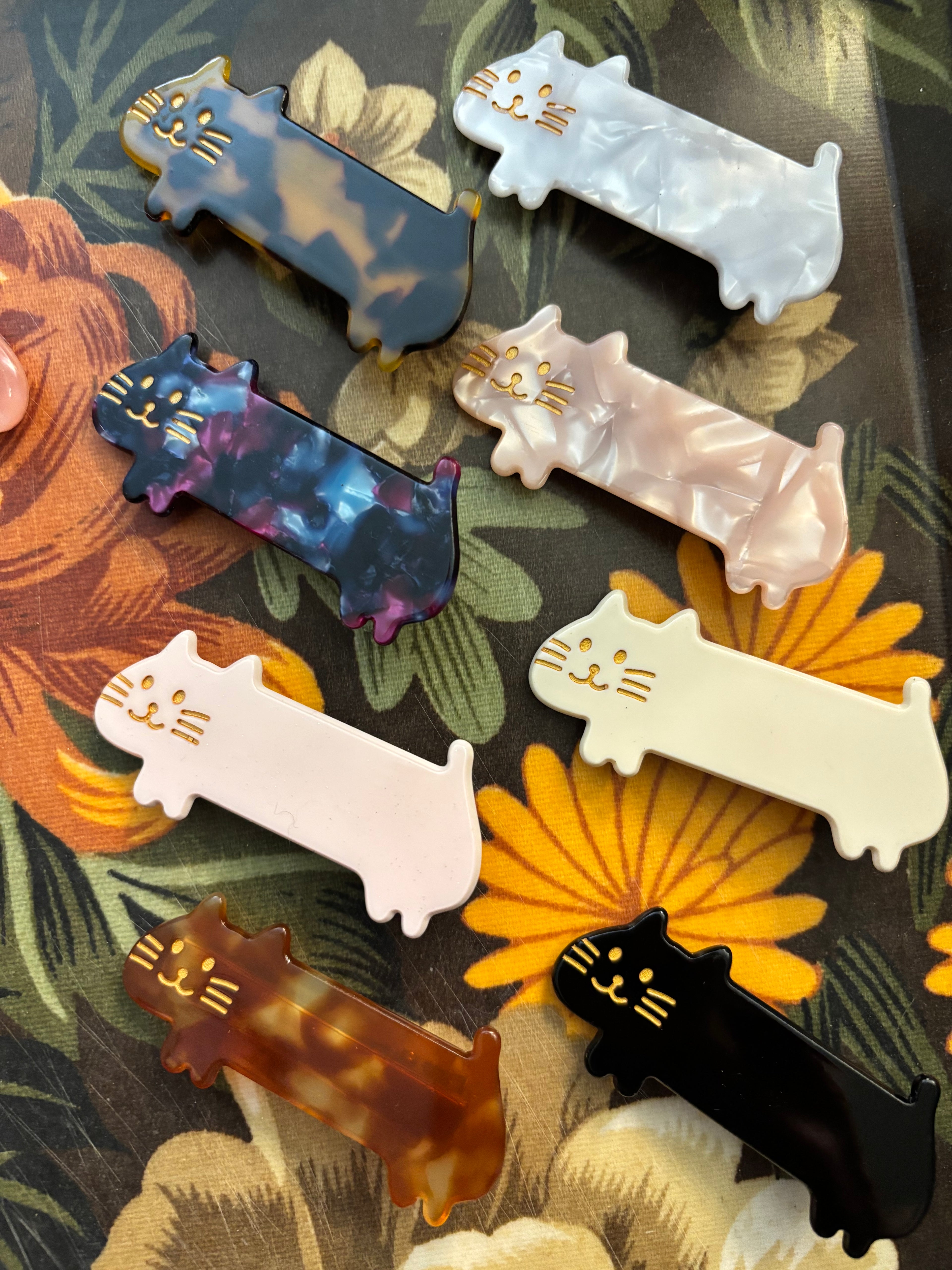 Kitty-cat Hair Clips