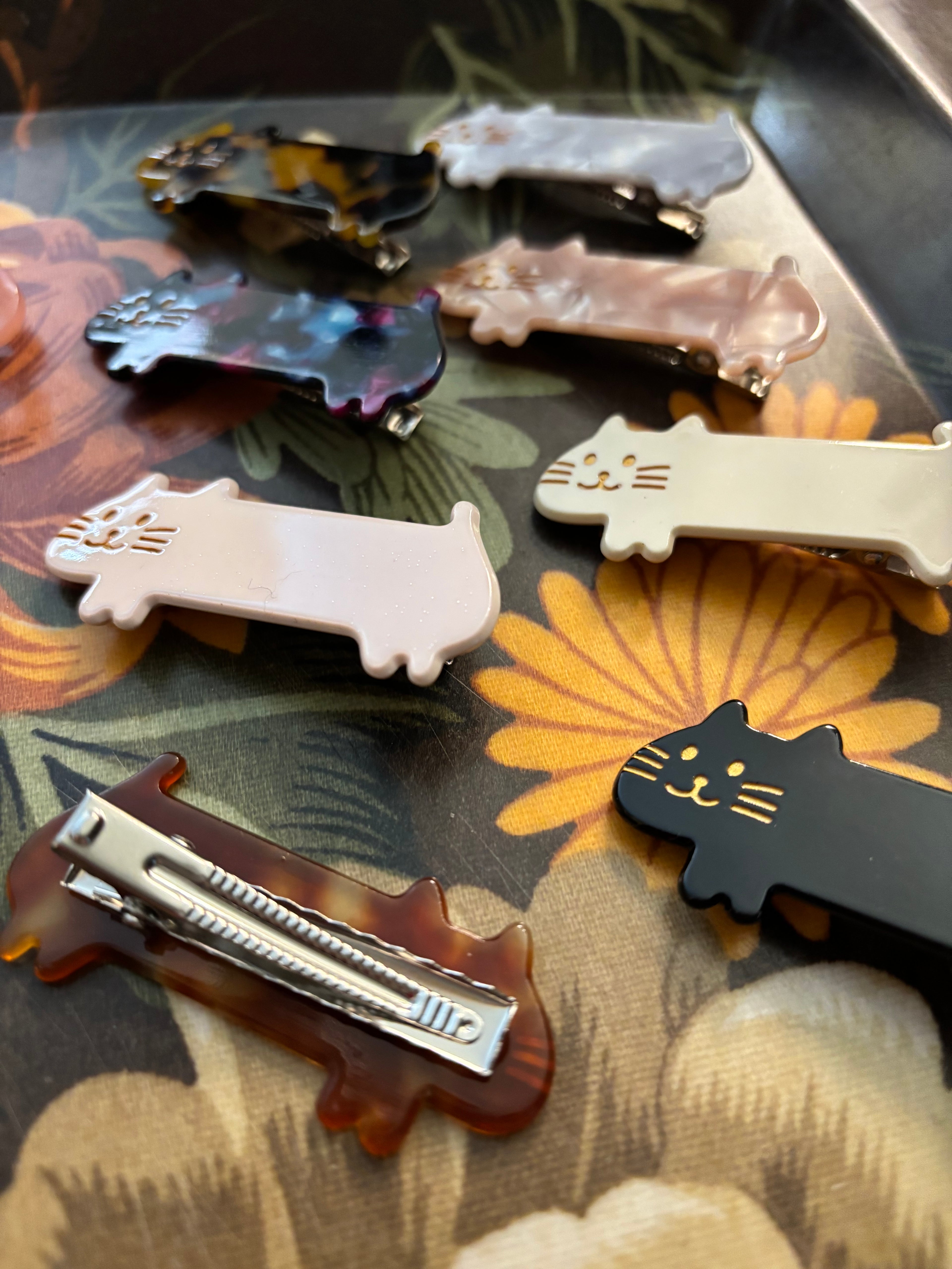 Kitty-cat Hair Clips