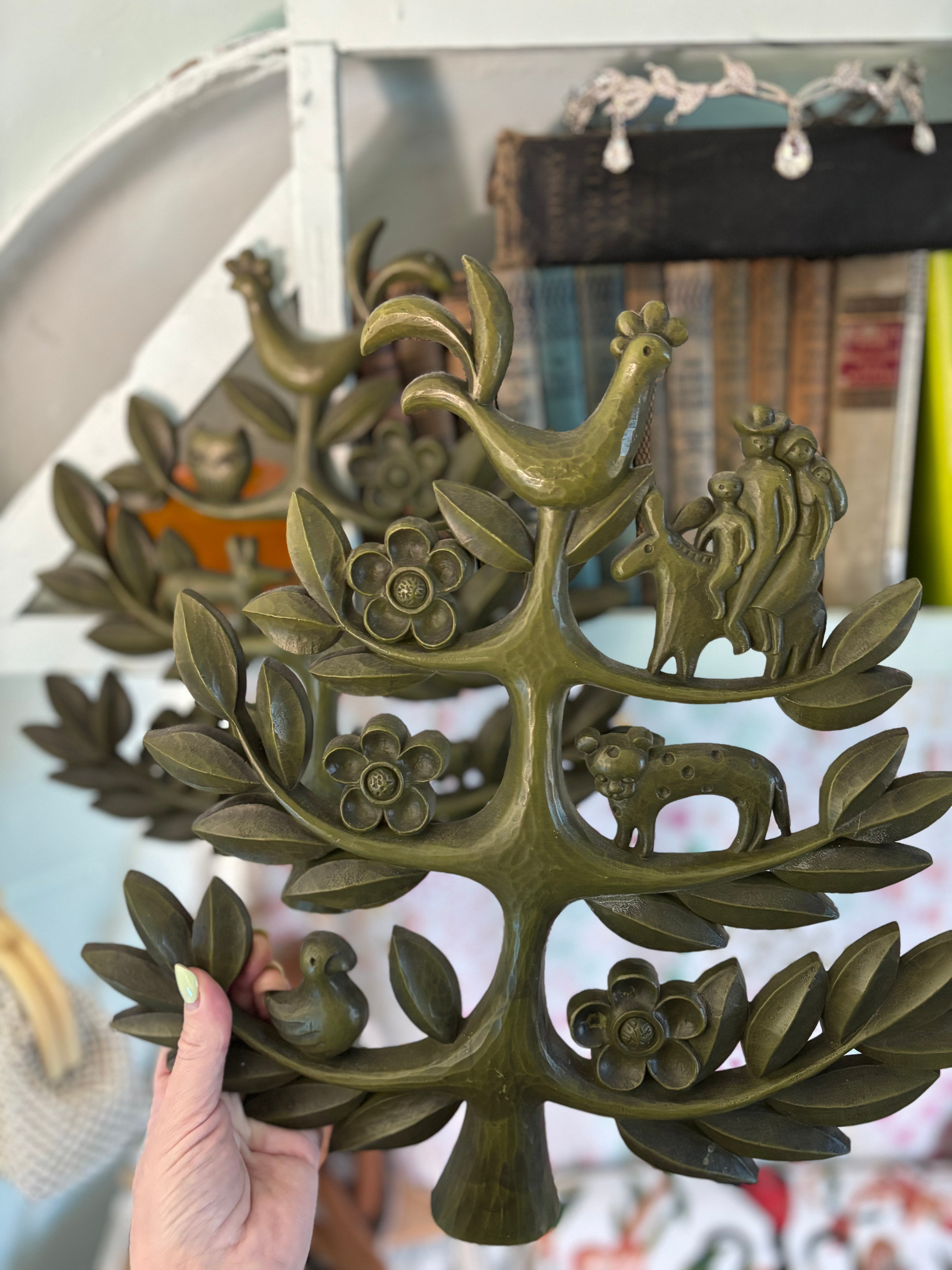 Tree of Life, Charming Set of Vintage Wall Hangings